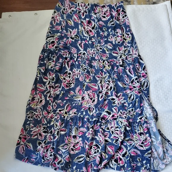 Expresso Floral Print Midi Skirt Size M - Picture 3 of 13